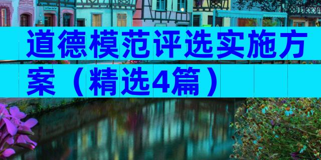 道德模范评选实施方案（精选4篇）