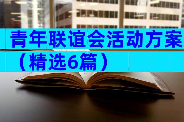 青年联谊会活动方案（精选6篇）