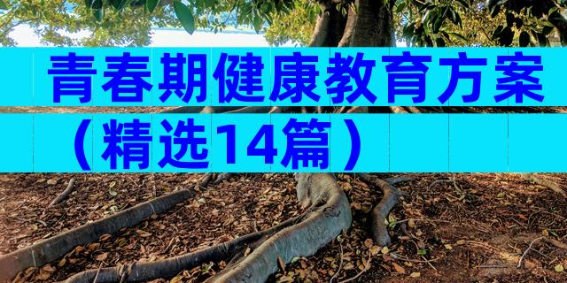 青春期健康教育方案（精选14篇）