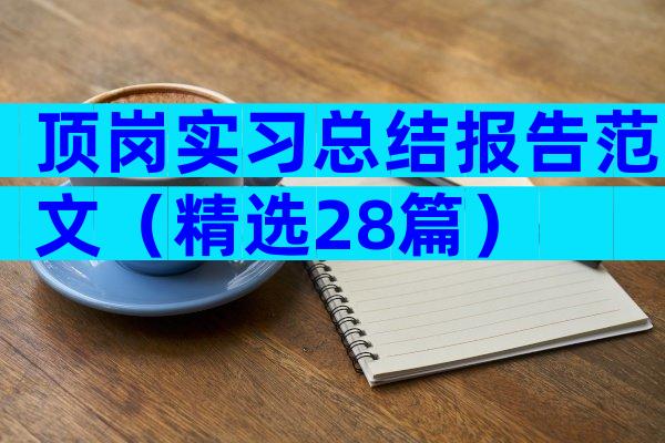 顶岗实习总结报告范文（精选28篇）