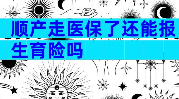 顺产走医保了还能报生育险吗