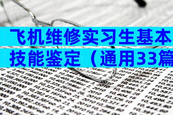 飞机维修实习生基本技能鉴定（通用33篇）