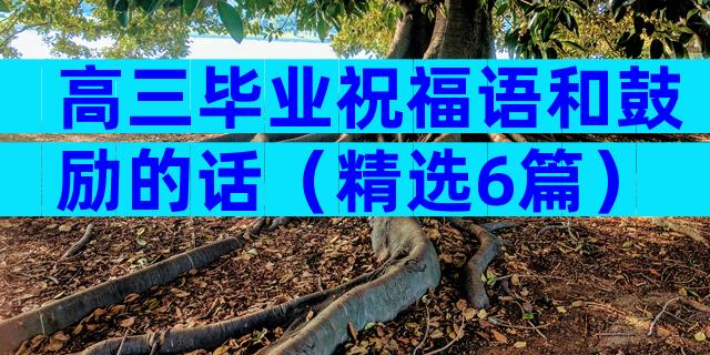 高三毕业祝福语和鼓励的话（精选6篇）