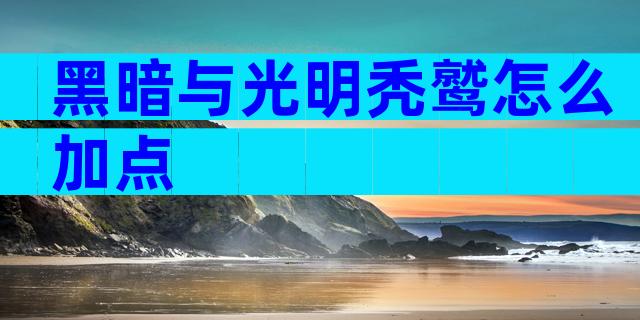 黑暗与光明秃鹫怎么加点